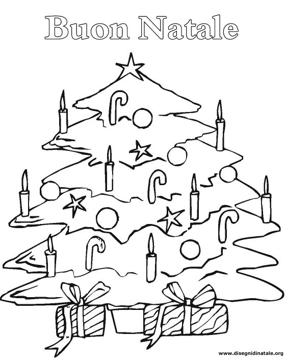 Disegni di Natale:Albero di Natale