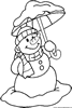 Disegni Pupazzo di neve