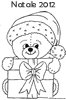 Disegni Natale 2012 orsetto